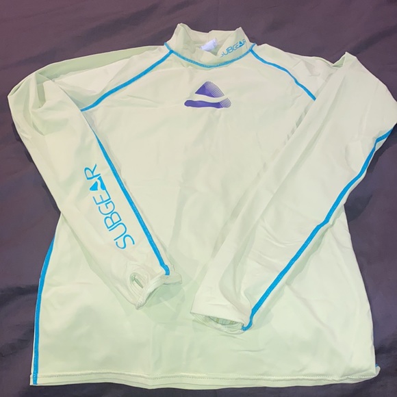 Subgear Pebble Women's Long Sleeve Rashguard, 2XL, Yellow - Picture 2 of 4